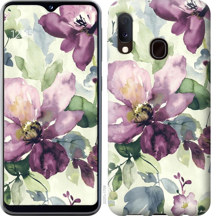 

Чохол на Samsung Galaxy A10s A107F Квіти аквареллю