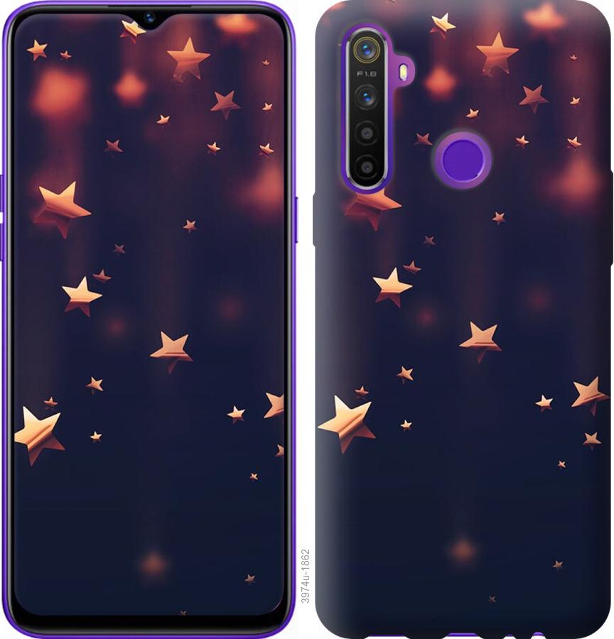 

Чехол на Realme 5 Падающие звезды