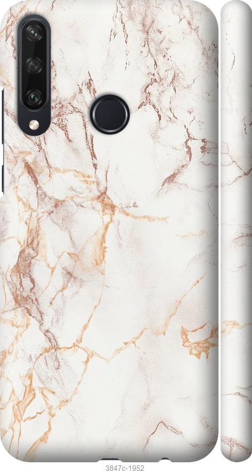 

Чехол на Huawei Y6p Белый мрамор