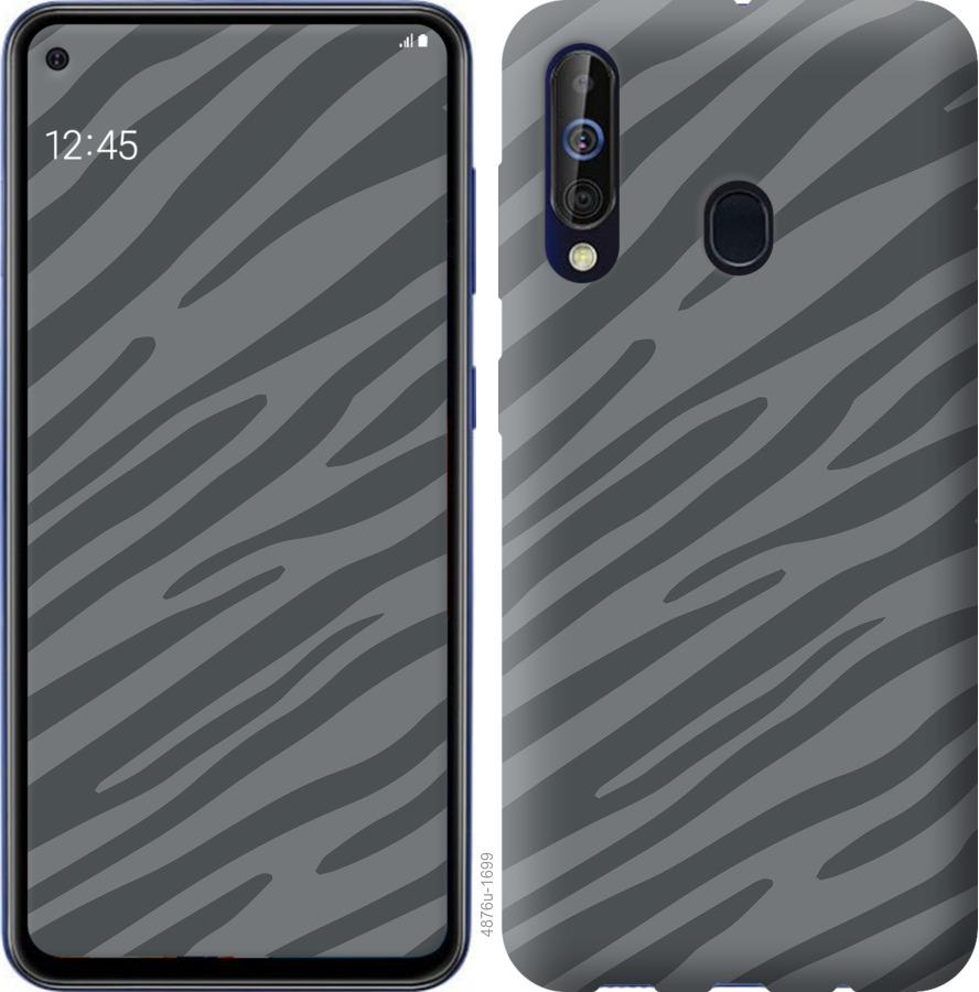 

Чохол на Samsung Galaxy A60 2019 A606F Сіра зебра