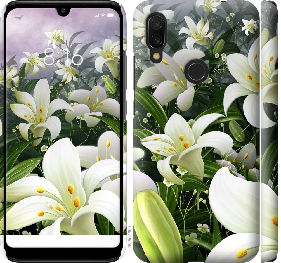 

Чохол на Xiaomi Redmi 7 білі лілії