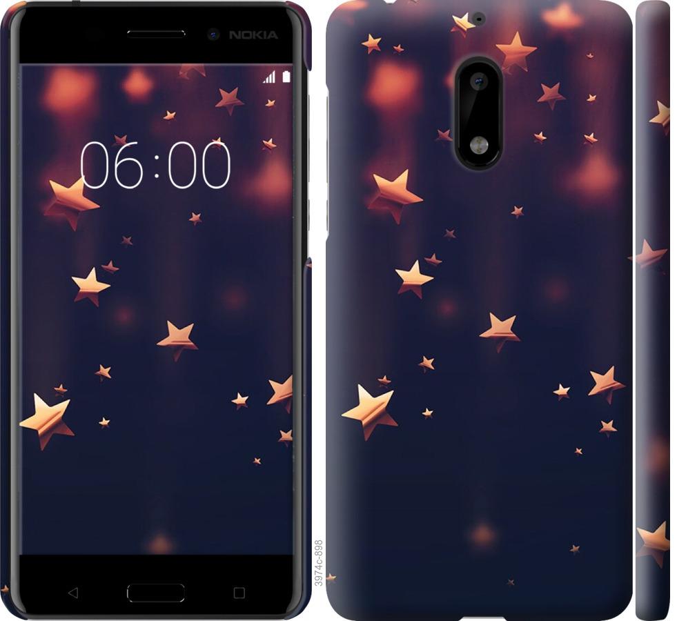 

Чехол на Nokia 6 Падающие звезды