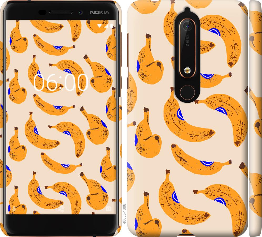 

Чехол на Nokia 6.1 Бананы 1