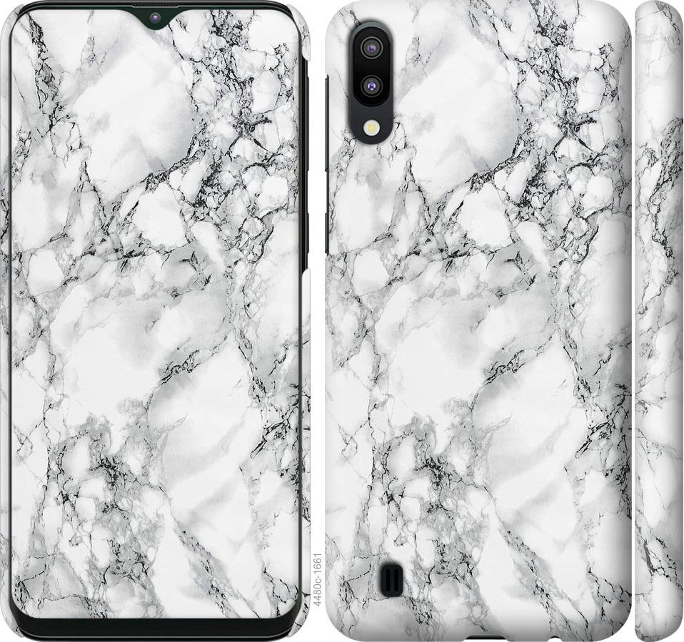 

Чохол на Samsung Galaxy M10 мармур білий