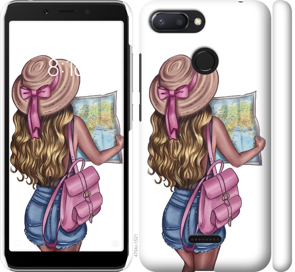 

Чохол на Xiaomi Redmi 6 Дівчина з картою