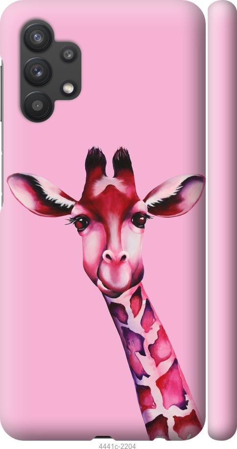 Чехол на Samsung Galaxy A32 A325F Розовая жирафа