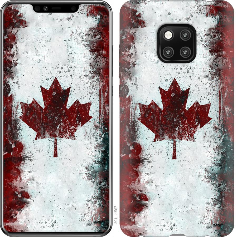

Чохол на Huawei Mate 20 Pro Прапор Канади