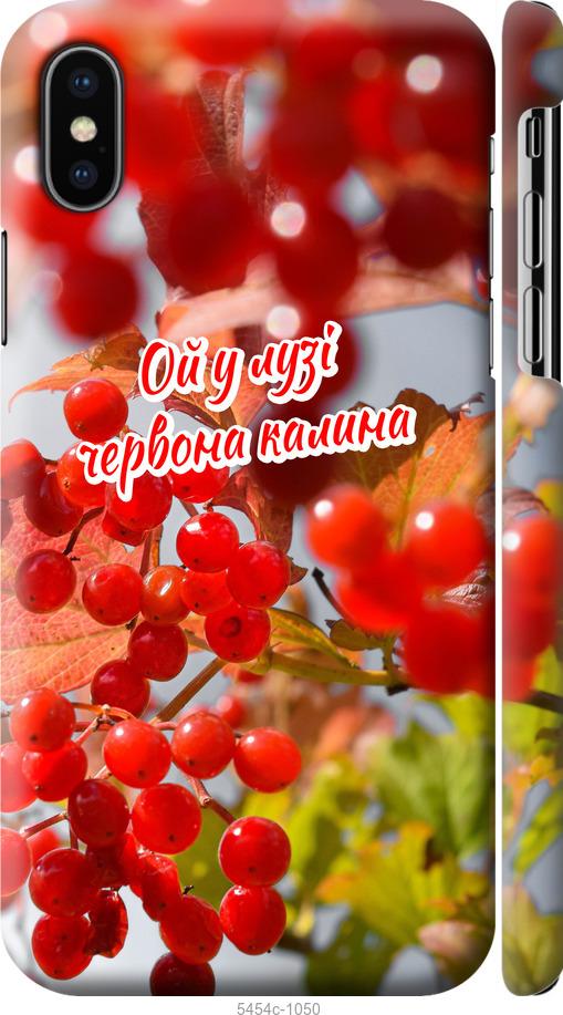 

Чехол на iPhone X Калина