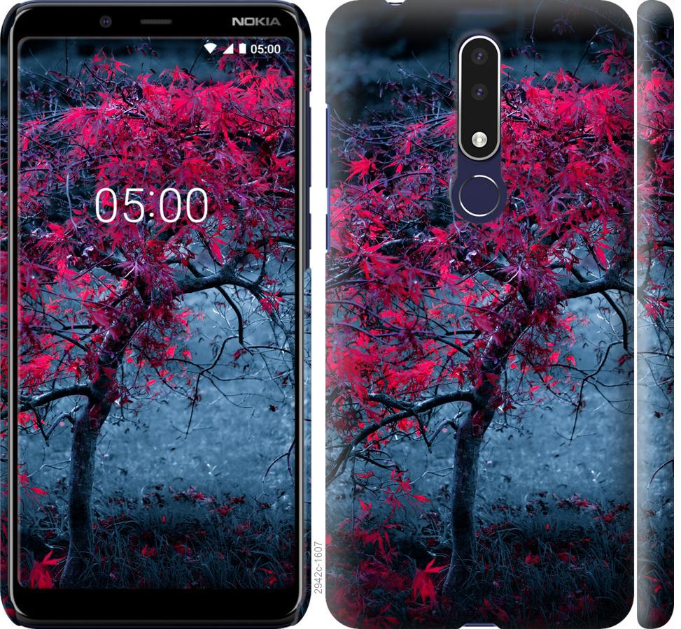 

Чохол на Nokia 3.1 Plus Дерево з яскравими листям