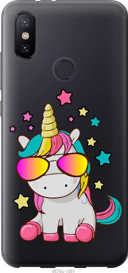 

Чехол на Xiaomi Mi Mix 3 Единорог в очках