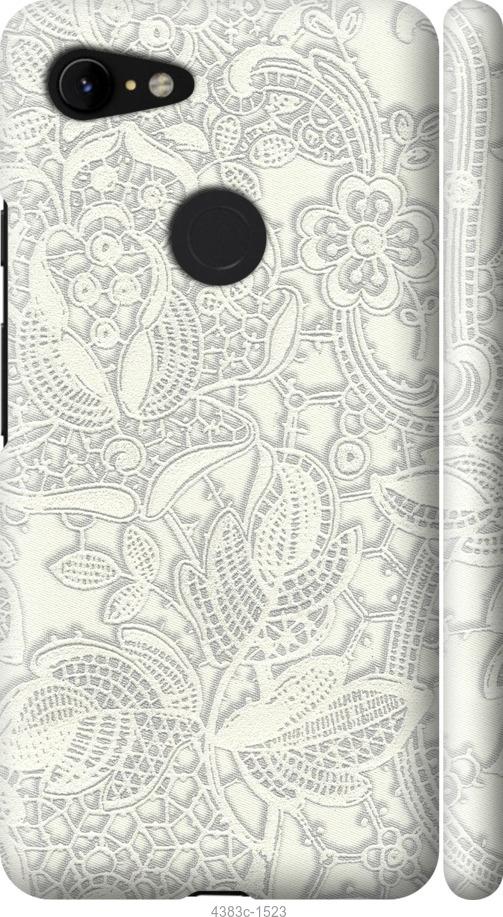 

Чехол на Google Pixel 3 XL Белое кружево