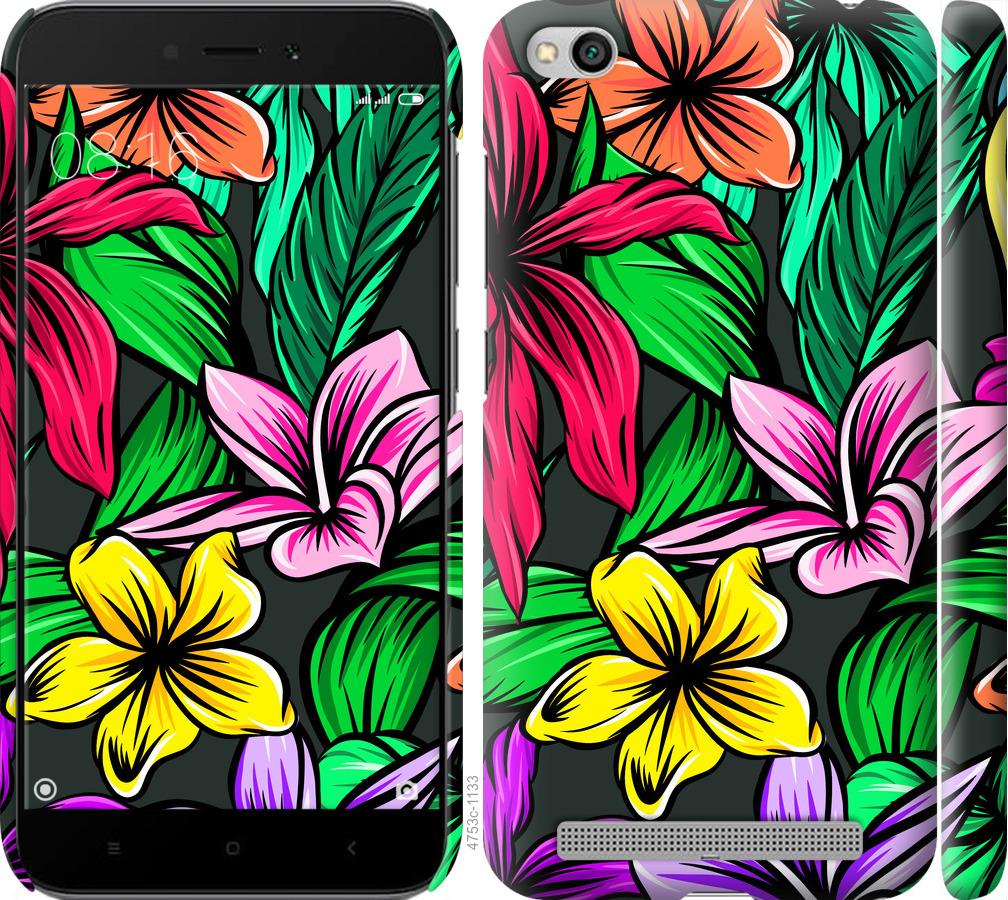 Чохол на Xiaomi Redmi 5A Тропічні квіти 1