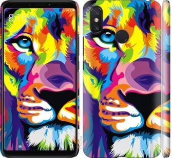 

Чохол на Xiaomi Mi Max 3 Різнобарвний лев