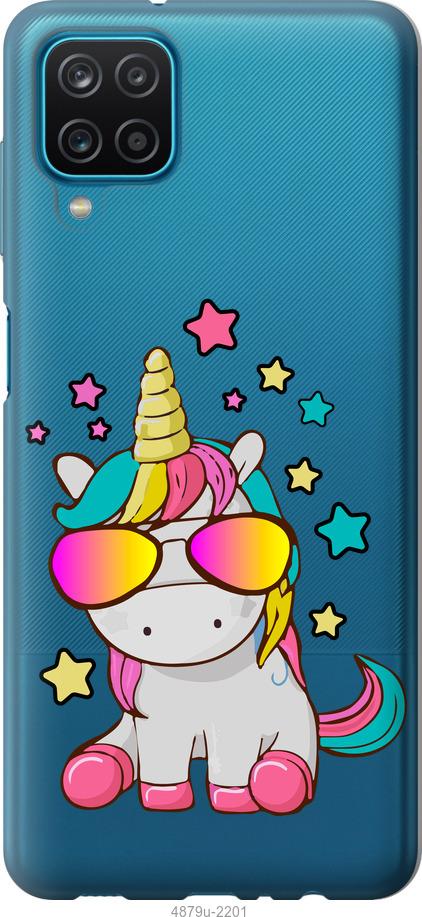 

Чехол на Samsung Galaxy A12 A125F Единорог в очках