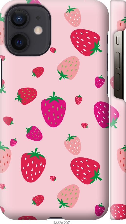 Чохол на iPhone 12 Mini Полунички