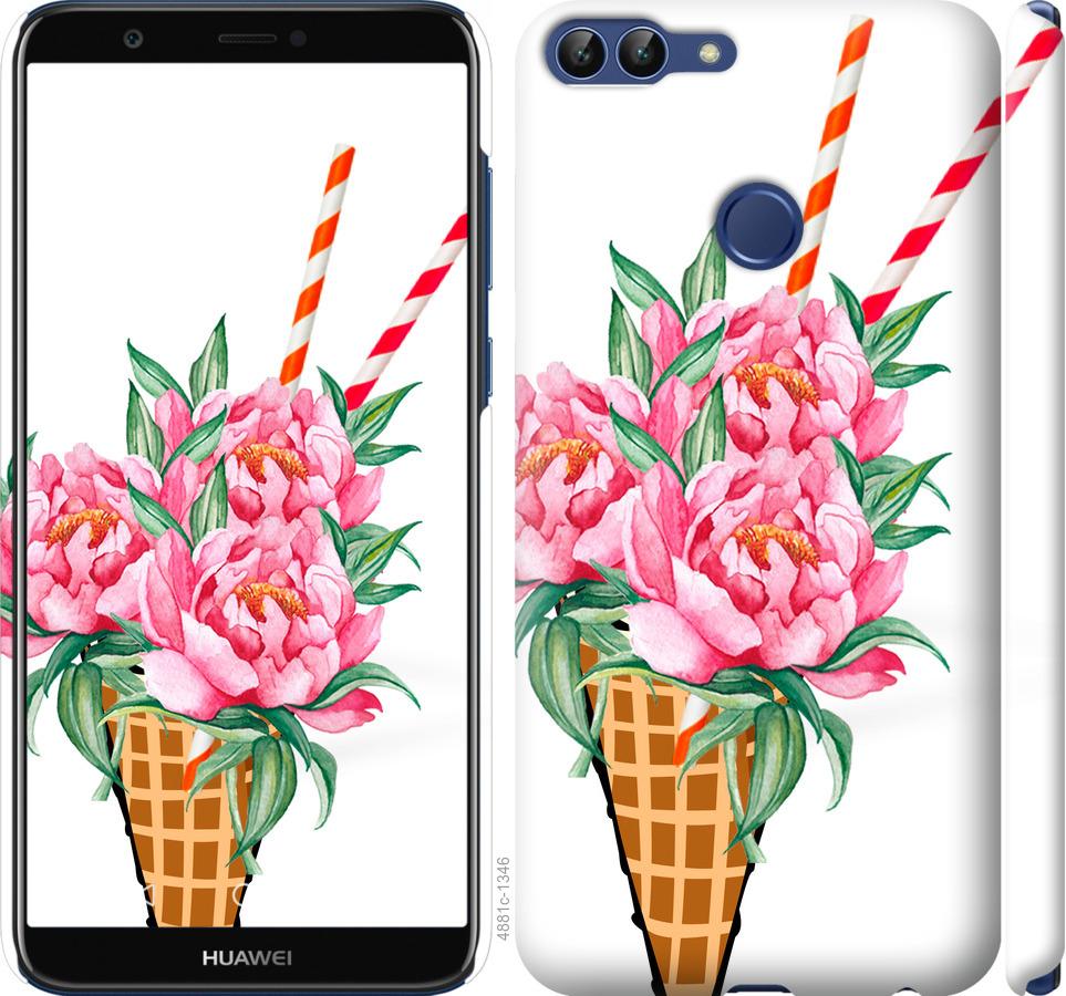 

Чехол на Huawei P Smart Мороженое-пионы