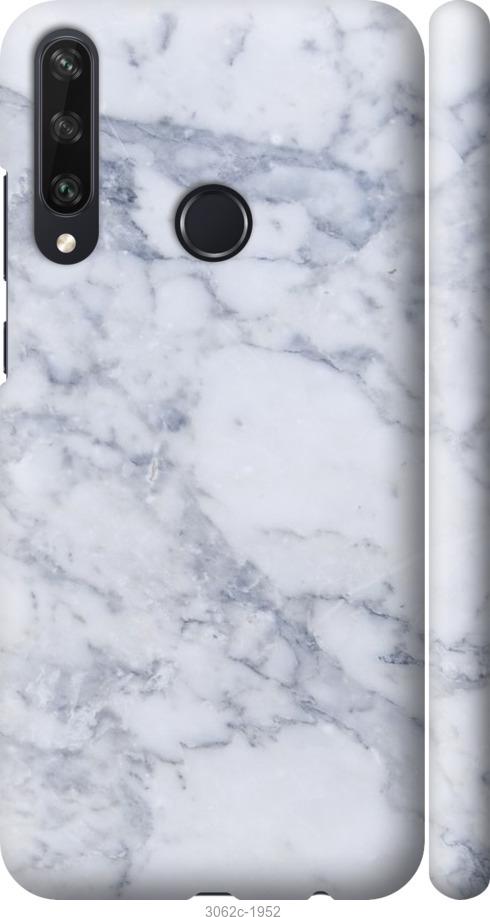 

Чехол на Huawei Y6p Голубой мрамор