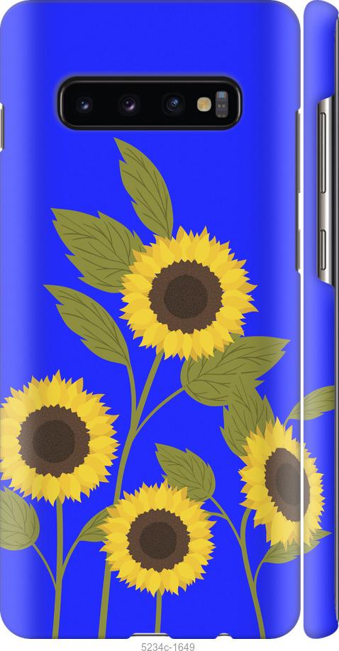Чохол на Samsung Galaxy S10 Plus Соняшники v2