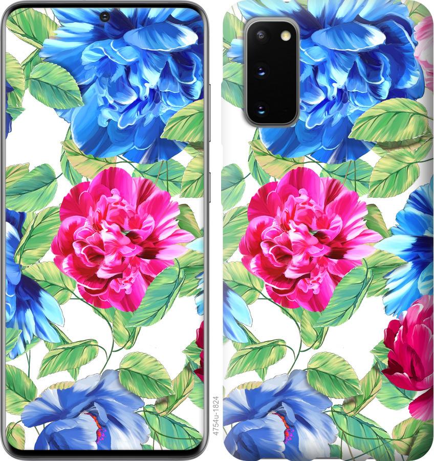 Чехол на Samsung Galaxy S20 Цветы 21