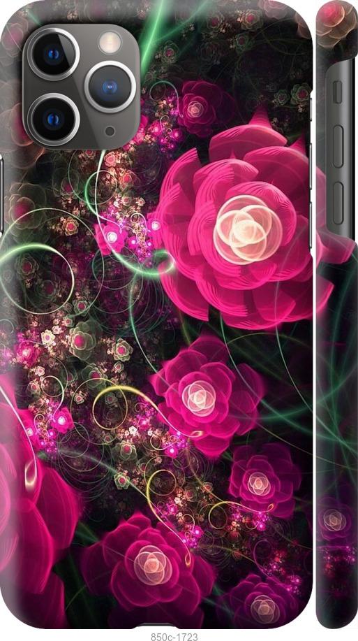 Чехол на iPhone 11 Pro Max Абстрактные цветы 3