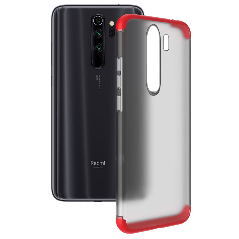 

Матовая PC накладка GKK LikGus 360 градусов для Xiaomi Redmi Note 8 Pro Красный (117155)