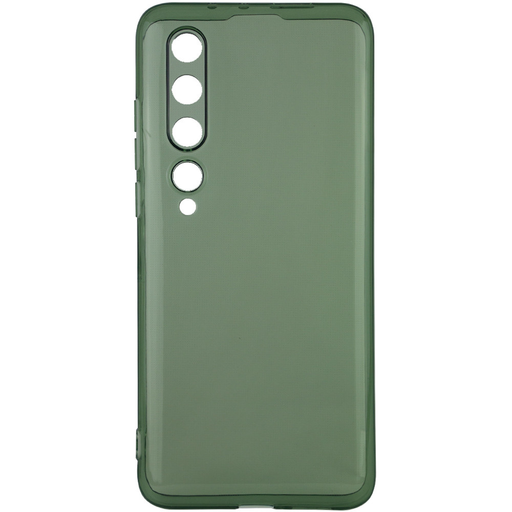 

Матовый полупрозрачный TPU чехол с защитой камеры для Xiaomi Mi 10 Зеленый / Green (142718)