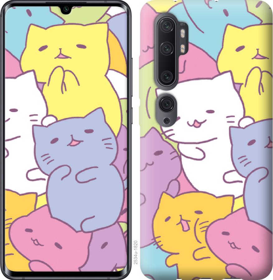 

Чехол на Xiaomi Mi Note 10 Lite Котики