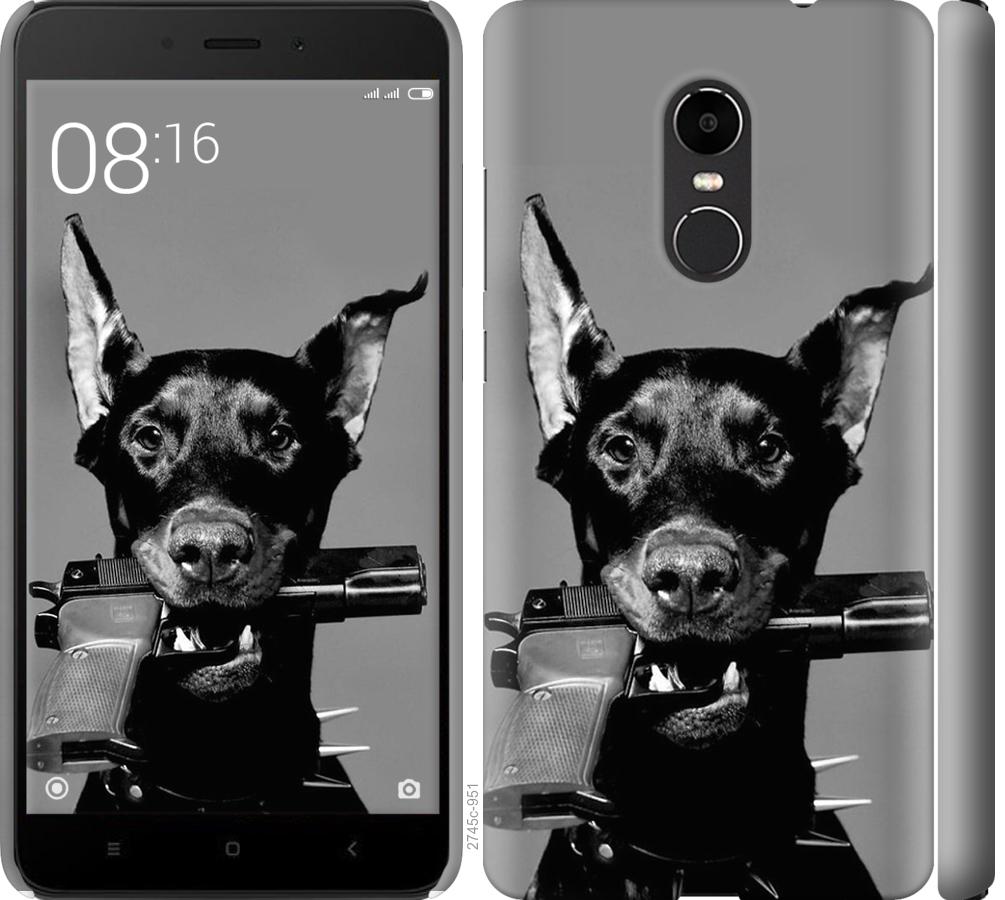 

Чохол на Xiaomi Redmi Note 4X Доберман