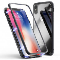 

Metal+Glass чехол с магнитной защелкой для Apple iPhone XS Max (6.5")