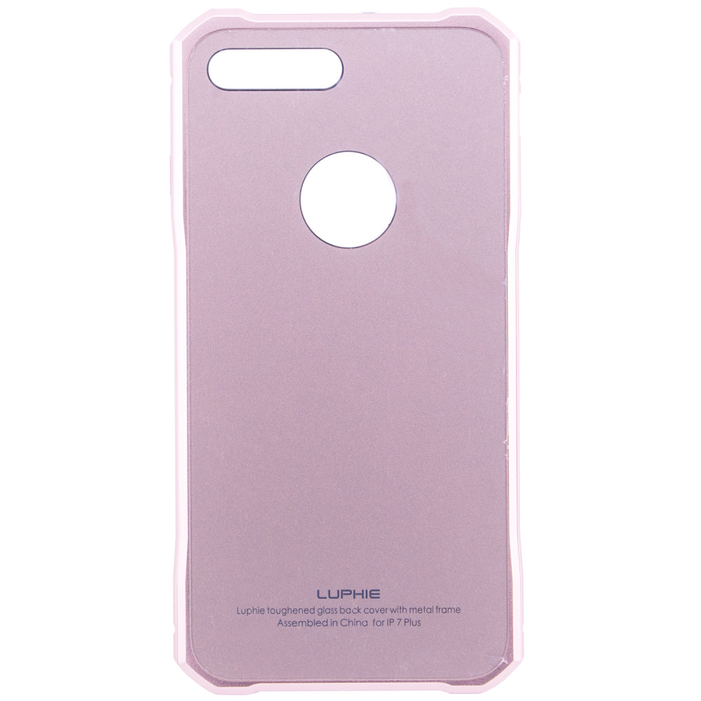 

Металлический бампер Luphie Daimond Series с акриловой вставкой для iPhone 7 plus / 8 plus (5.5") Розовый / Rose Gold (54438)