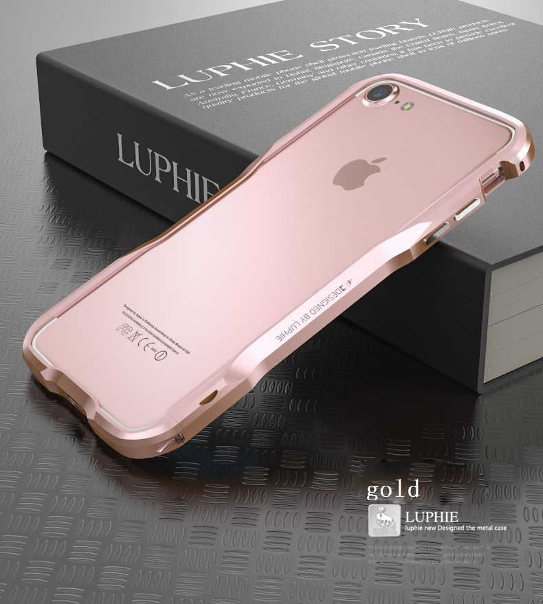 

Металлический бампер Luphie Razon для Apple iPhone SE (2020) Rose Gold (51070)