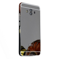

Металлический бампер с акриловой вставкой с зеркальным покрытием для Huawei Mate 10