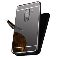 

Металлический бампер с акриловой вставкой с зеркальным покрытием для Samsung Galaxy S9+