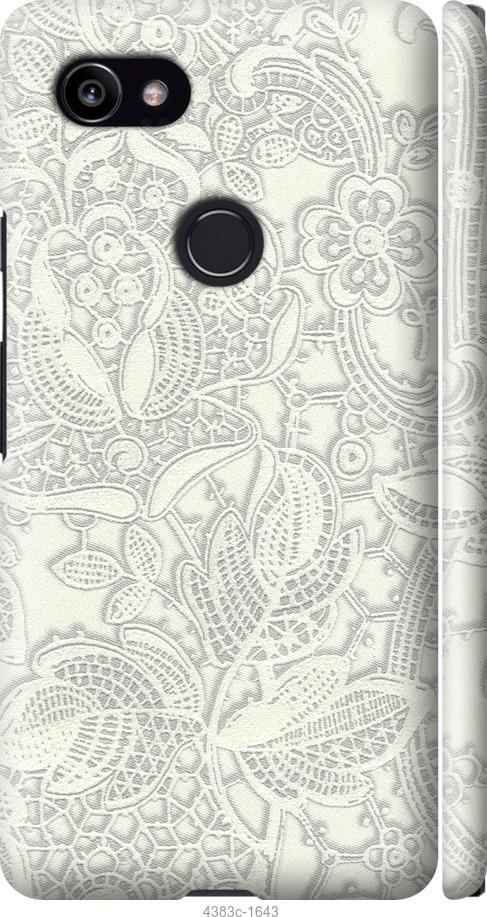

Чехол на Google PixeL 2 XL Белое кружево