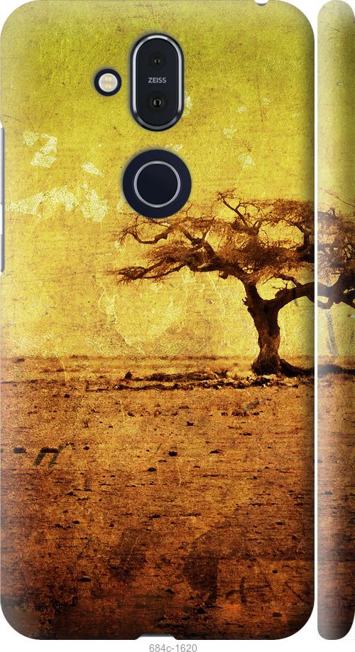 

Чехол на Nokia 8.1 Гранжевое дерево