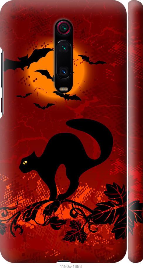 

Чехол на Xiaomi Mi 9T Pro Чёрная кошка под луной