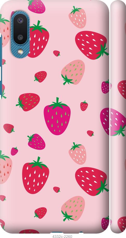 Чохол на Samsung Galaxy A02 A022G Полунички