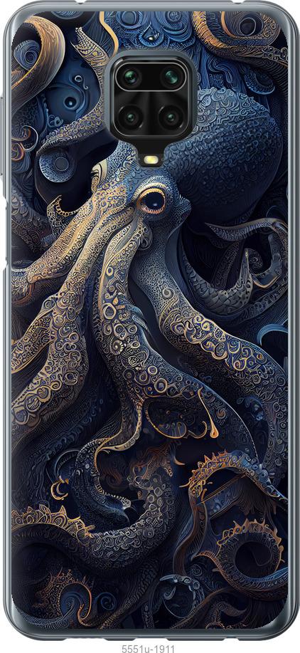 

Чехол на Xiaomi Redmi Note 9 Pro Осьминог