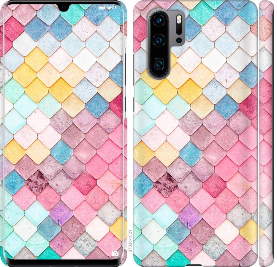 

Чехол на Huawei P30 Pro Красочная черепица