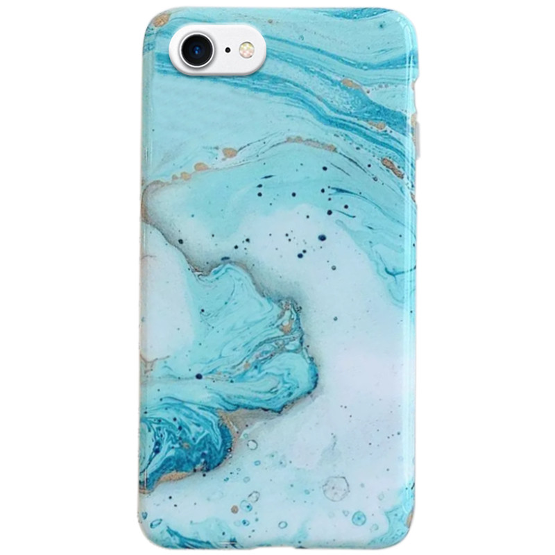 

TPU чехол Мрамор для Apple iPhone 7 / 8 (4.7") Голубой (125161)