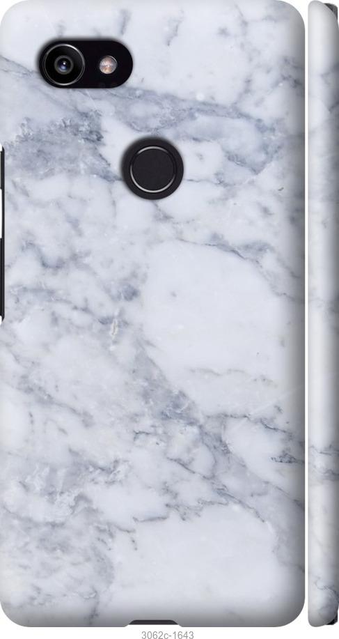

Чехол на Google PixeL 2 XL Голубой мрамор