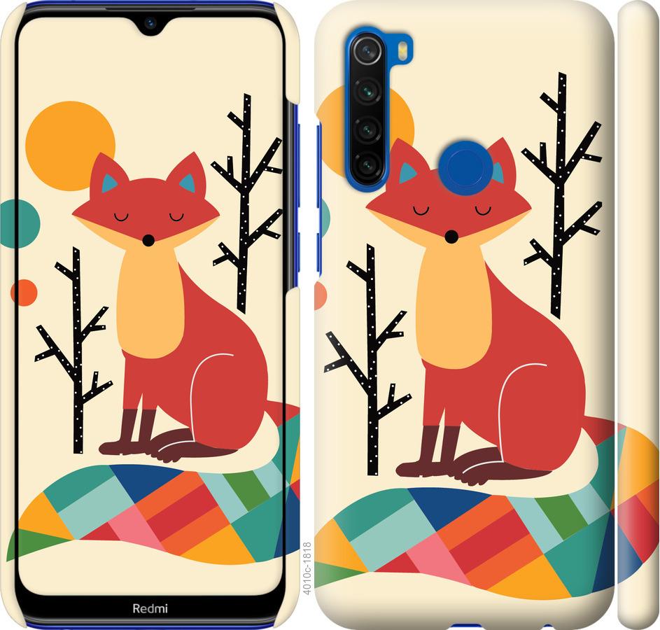 

Чехол на Xiaomi Redmi Note 8T Rainbow fox