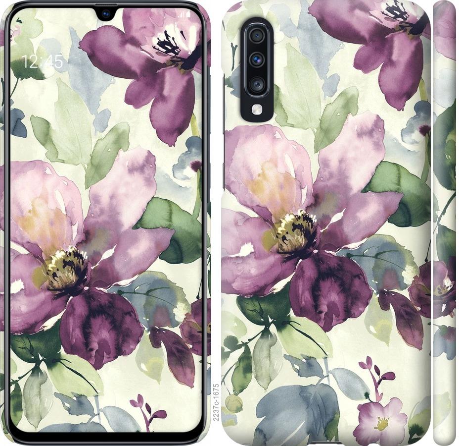

Чохол на Samsung Galaxy A70 2019 A705F Квіти аквареллю