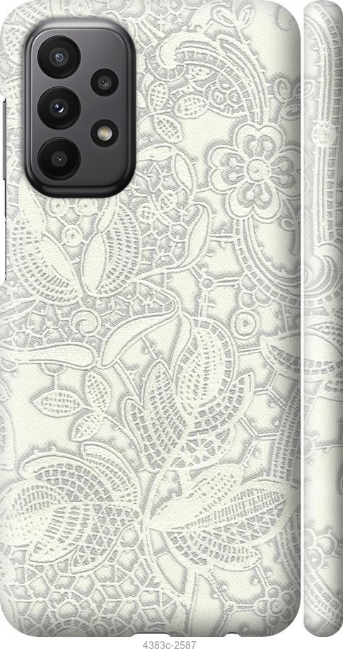 Чохол на Samsung Galaxy A23 A235F Біле мереживо