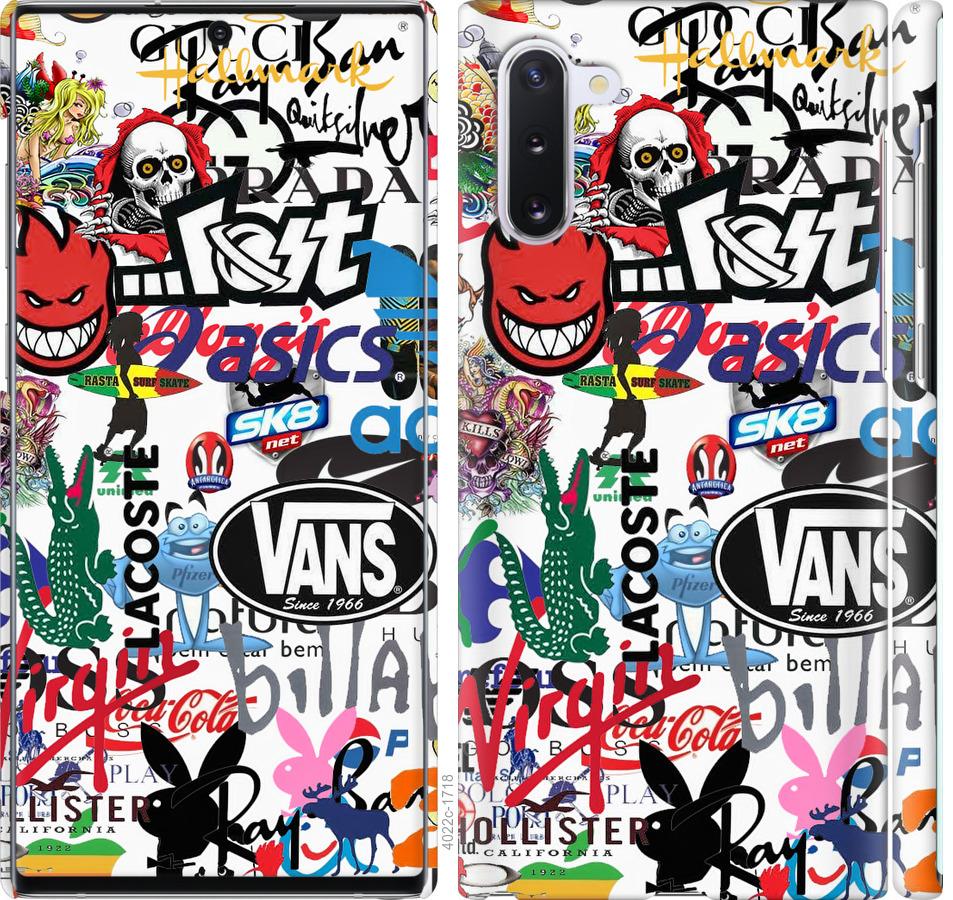 

Чохол на Samsung Galaxy Note 10 Many different logos