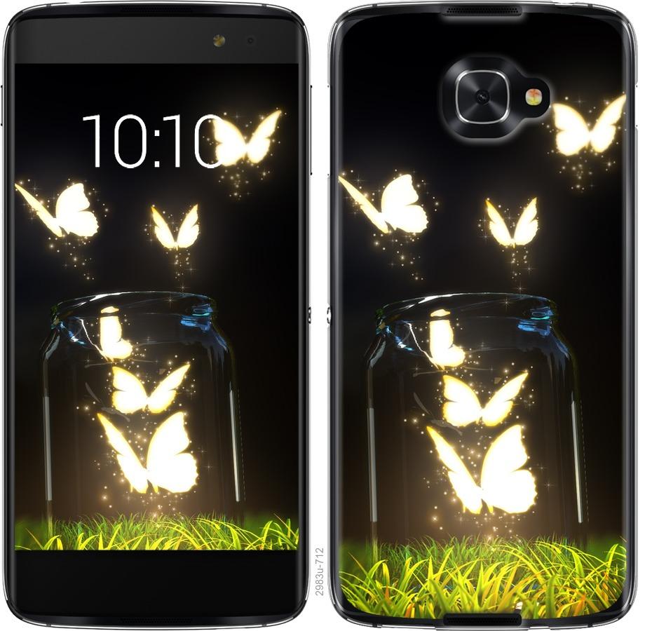 

Чохол на Alcatel idol 4s Сяючі метелики