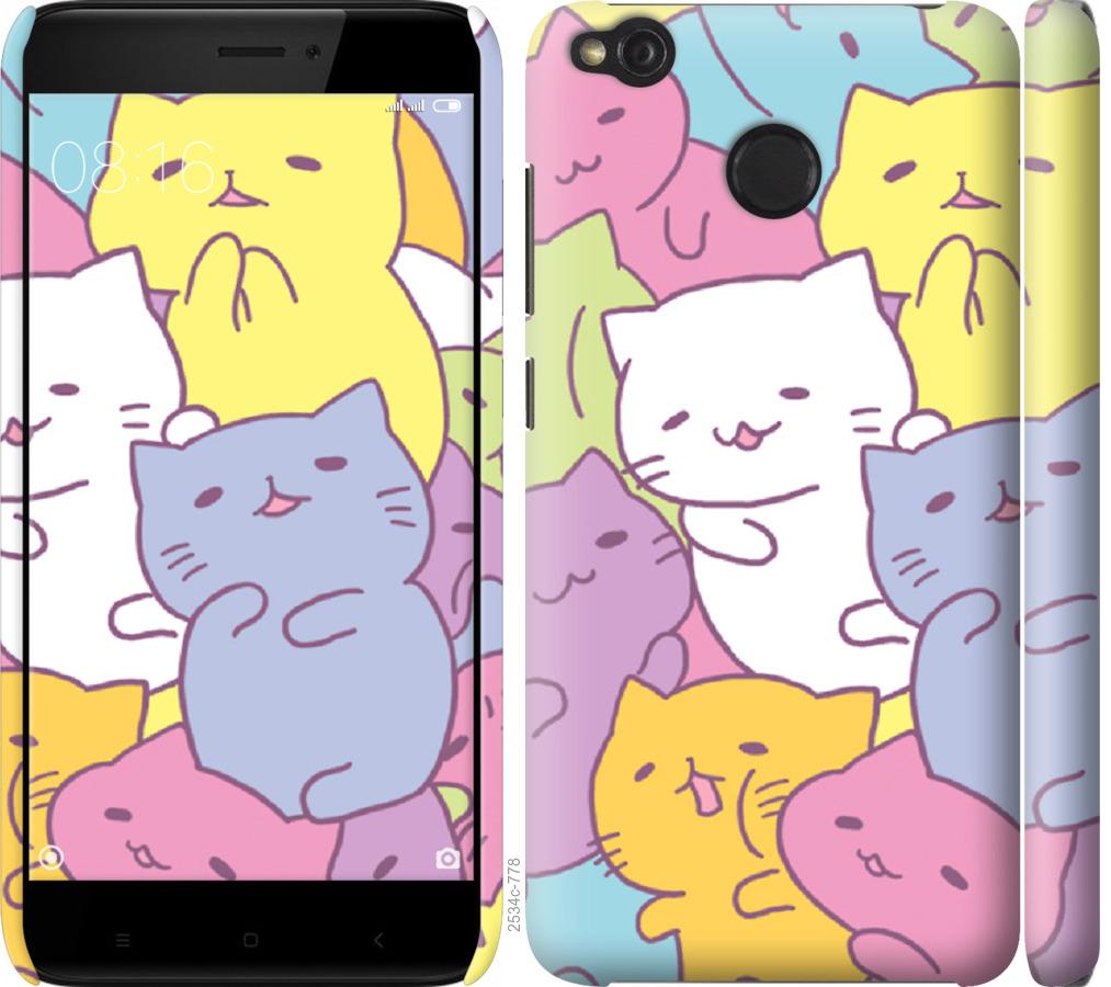 Чехол на Xiaomi Redmi 4X Котики