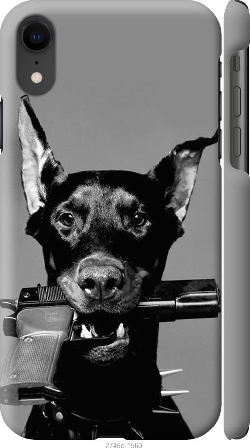 

Чохол на iPhone XR Доберман