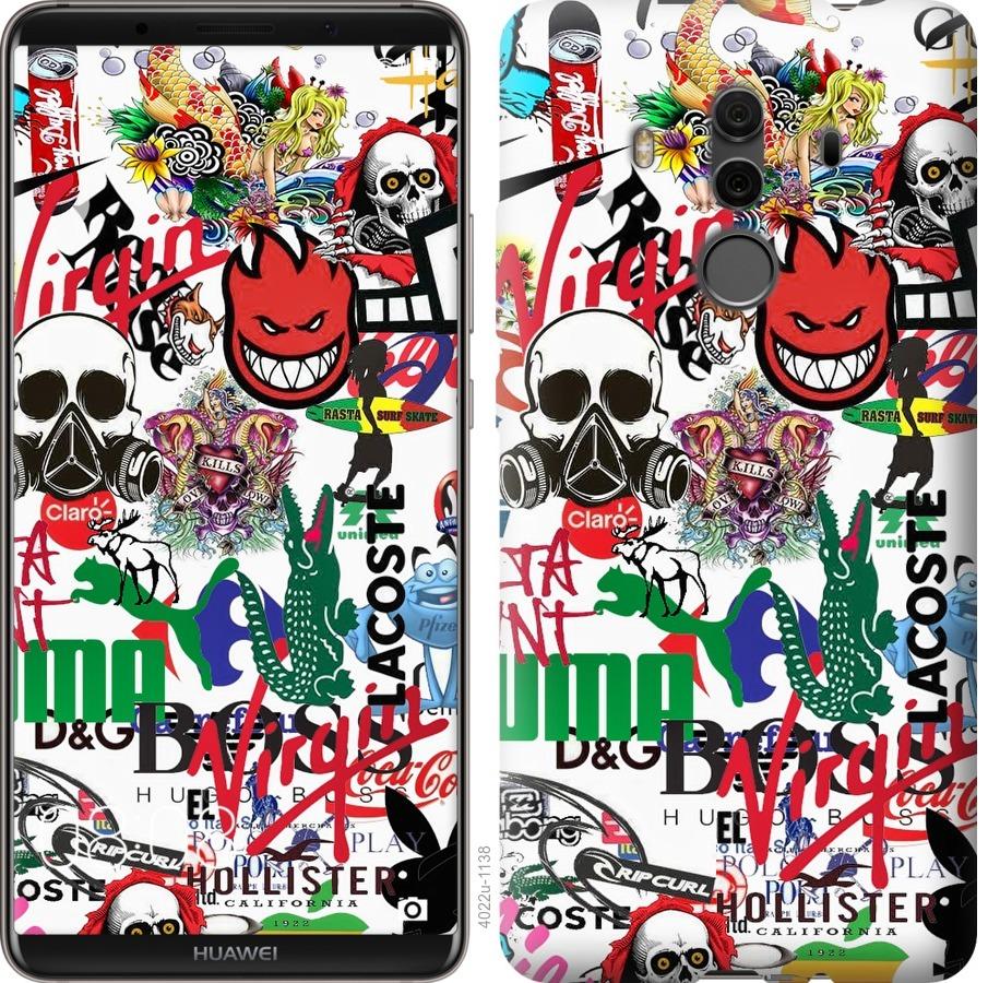 

Чохол на Huawei Mate 10 Pro Many different logos