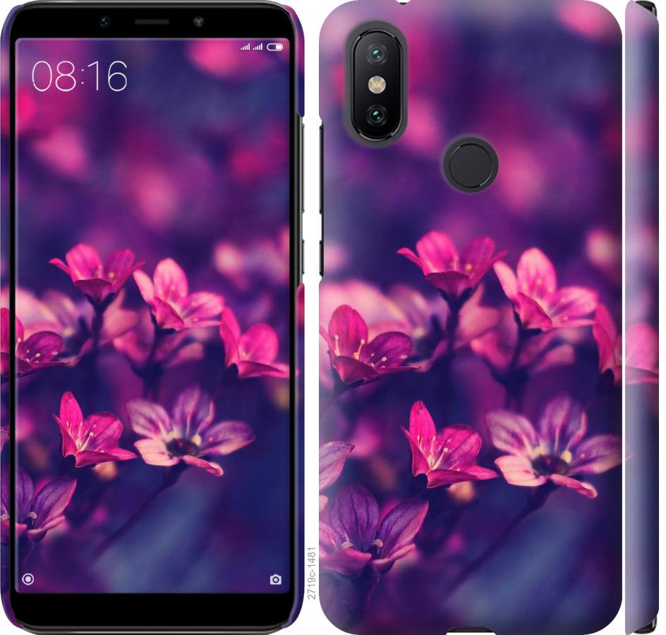 

Чохол на Xiaomi Mi A2 Пурпурні квіти